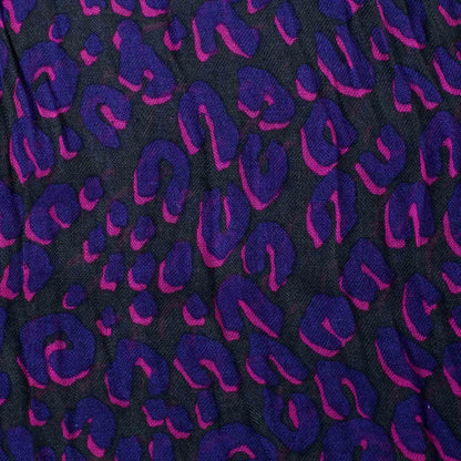 Louis Vuitton Cashmere Silk Leopard Stole Fuchsia 1 of 3