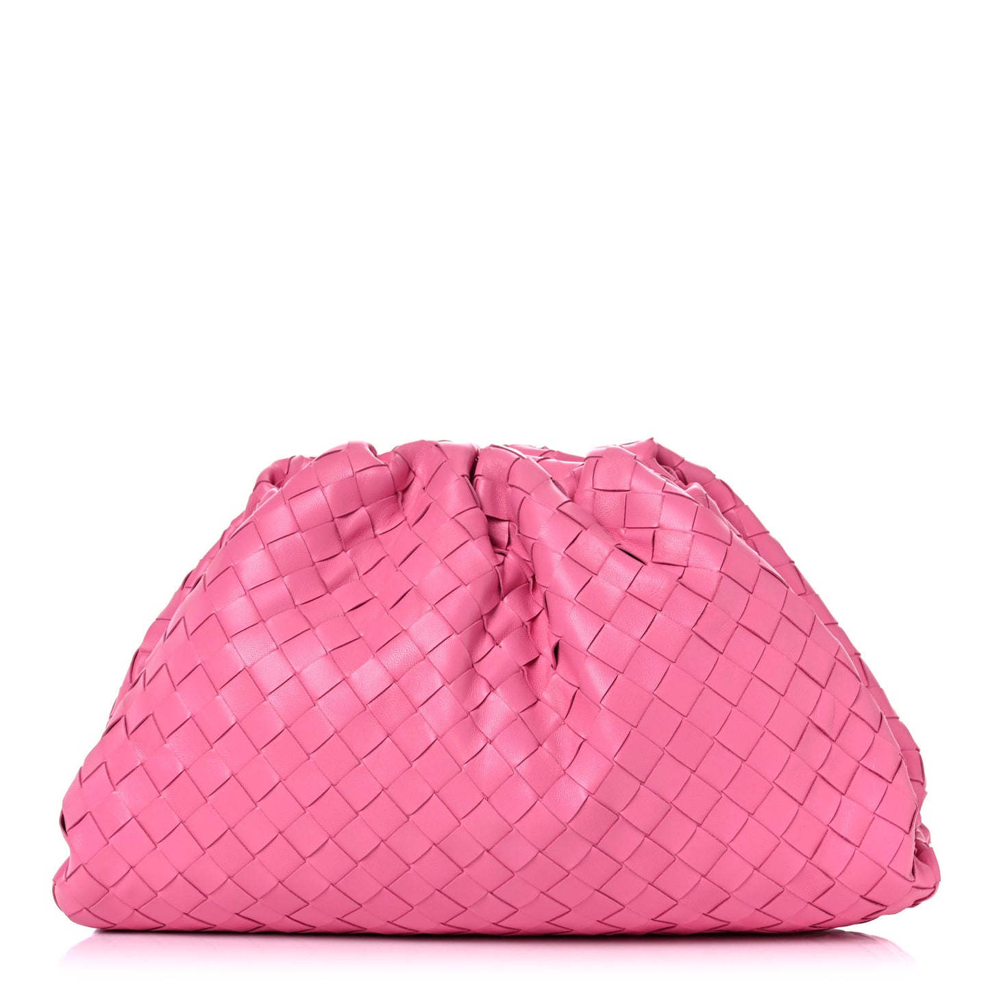 Nappa Maxi Intrecciato The Pouch Oversized Clutch Pink