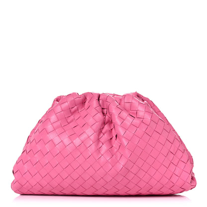 Bottega Veneta Nappa Maxi Intrecciato The Pouch Oversized Clutch Pink 1 of 15