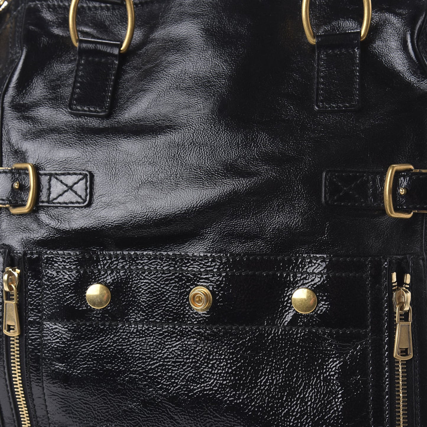 Patent Medium Downtown Black