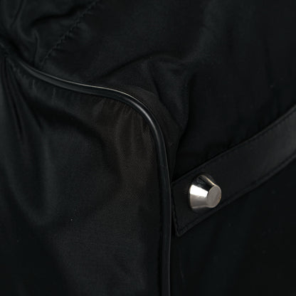 Prada Tessuto Nylon Saffiano Viaggio Duffle Black 7 of 14