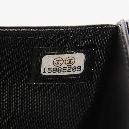 Chanel Caviar Timeless CC L-Zip Pocket Wallet Black 8 of 9