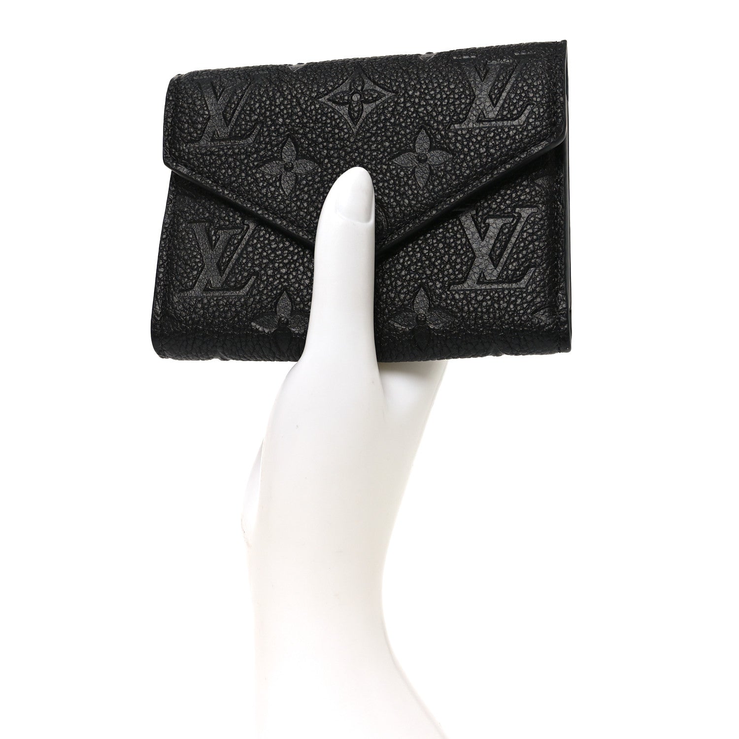 Louis Vuitton Empreinte Victorine Wallet Black 2 of 7
