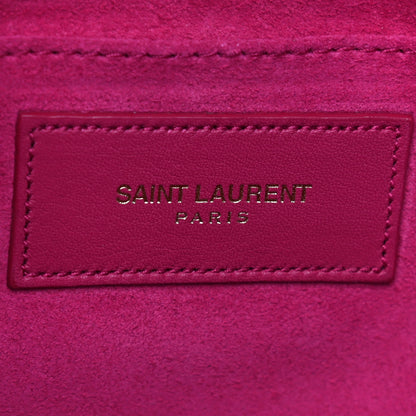 Saint Laurent Calfskin Small Classic Y Satchel Fuchsia 6 of 18