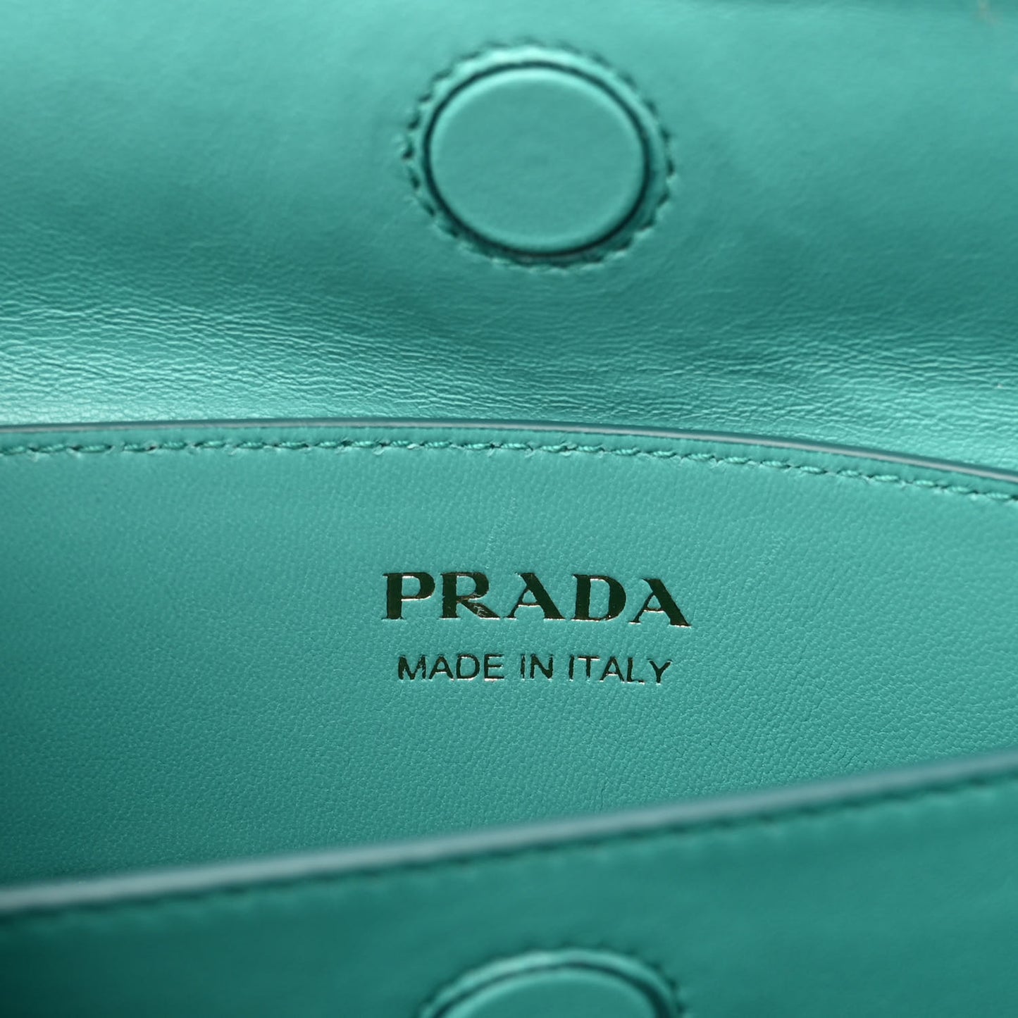 Saffiano Cuir Bi-Color Medium Double Bag Astrale Giada