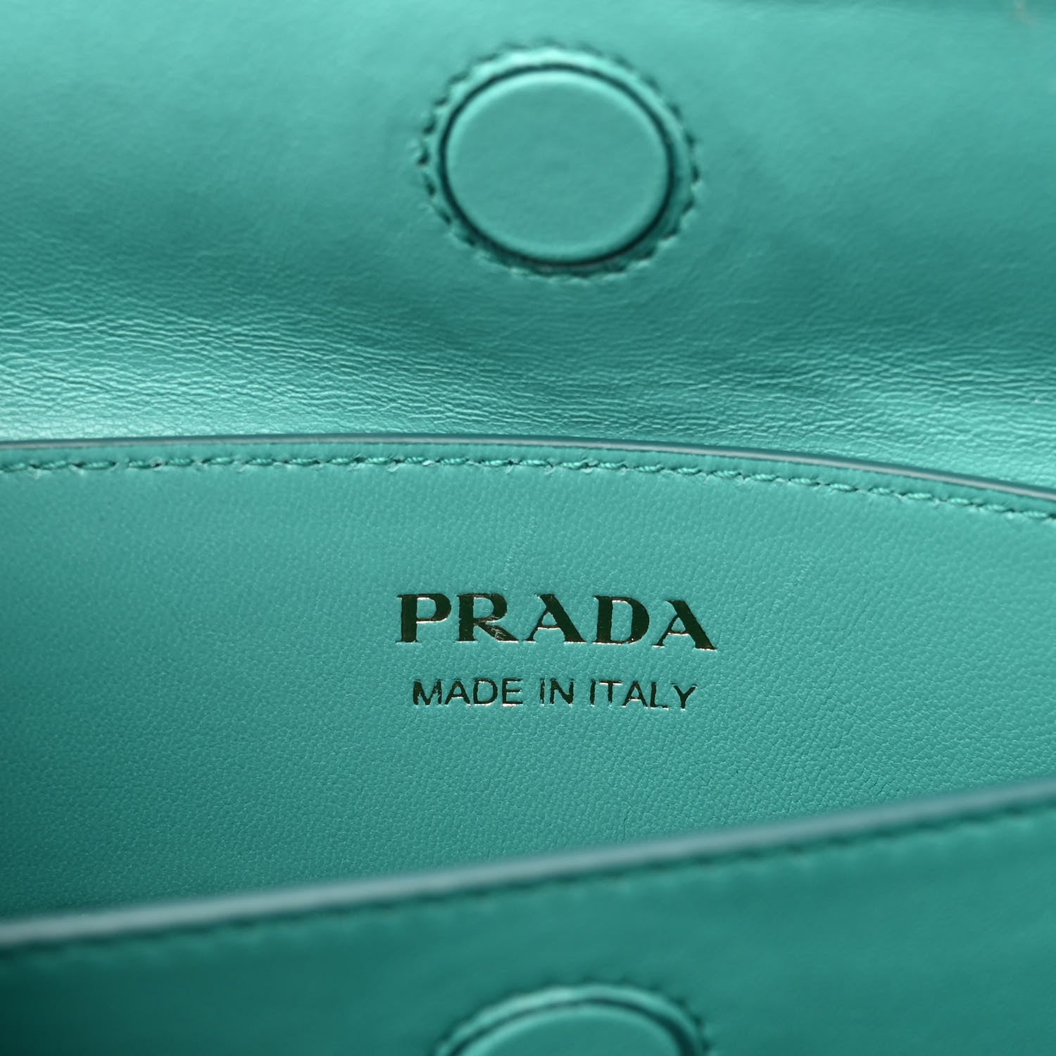Prada Saffiano Cuir Bi-Color Medium Double Bag Astrale Giada 6 of 9