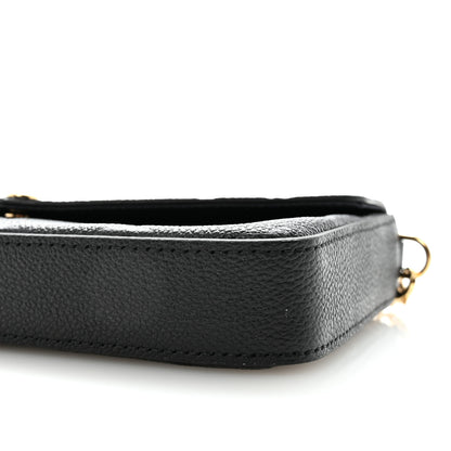 Louis Vuitton Empreinte Pochette Felicie Chain Wallet Black 9 of 10