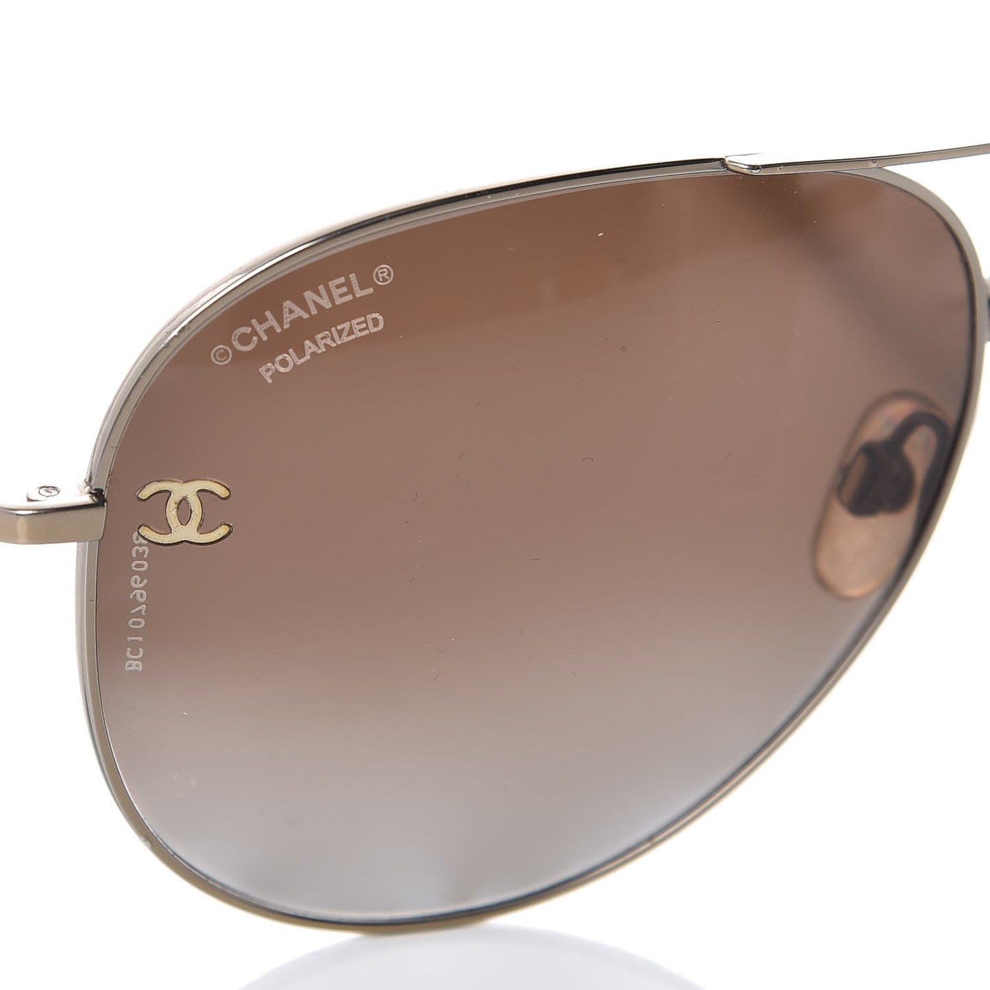 Polarized CC Aviator Sunglasses 4189-T-Q Gold