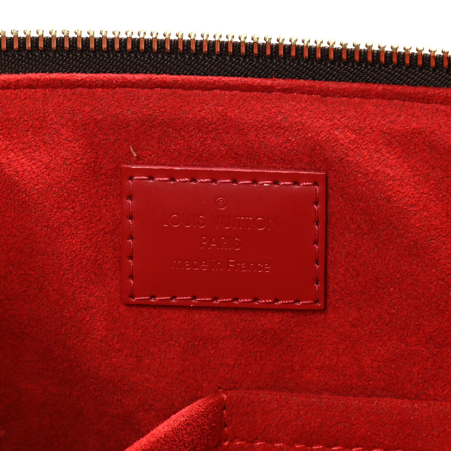 Louis Vuitton Damier Ebene Caissa Tote PM Cherry 6 of 10