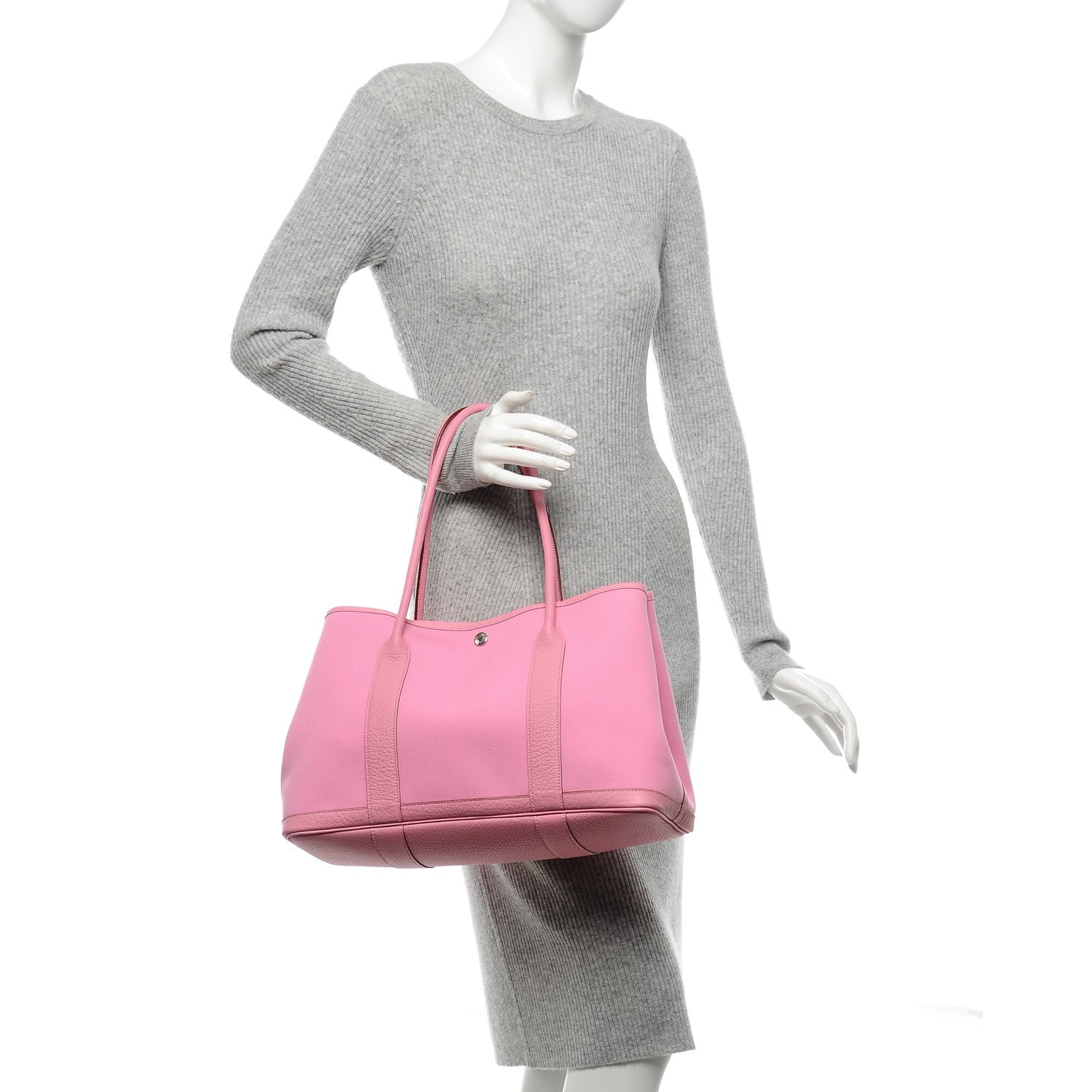 Hermes Toile Negonda Garden Party Tote 36 MM 5P Pink 2 of 6