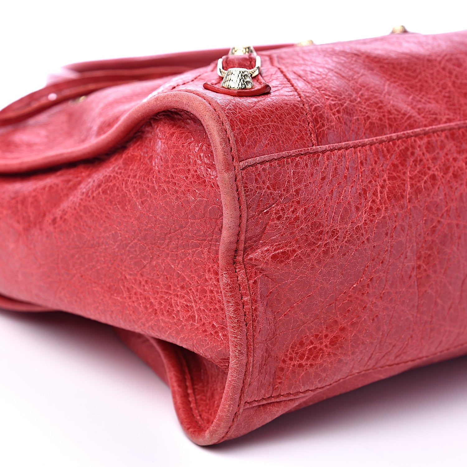 Balenciaga Agneau Giant 12 Gold Hardware City Rouge Cardinal 7 of 13