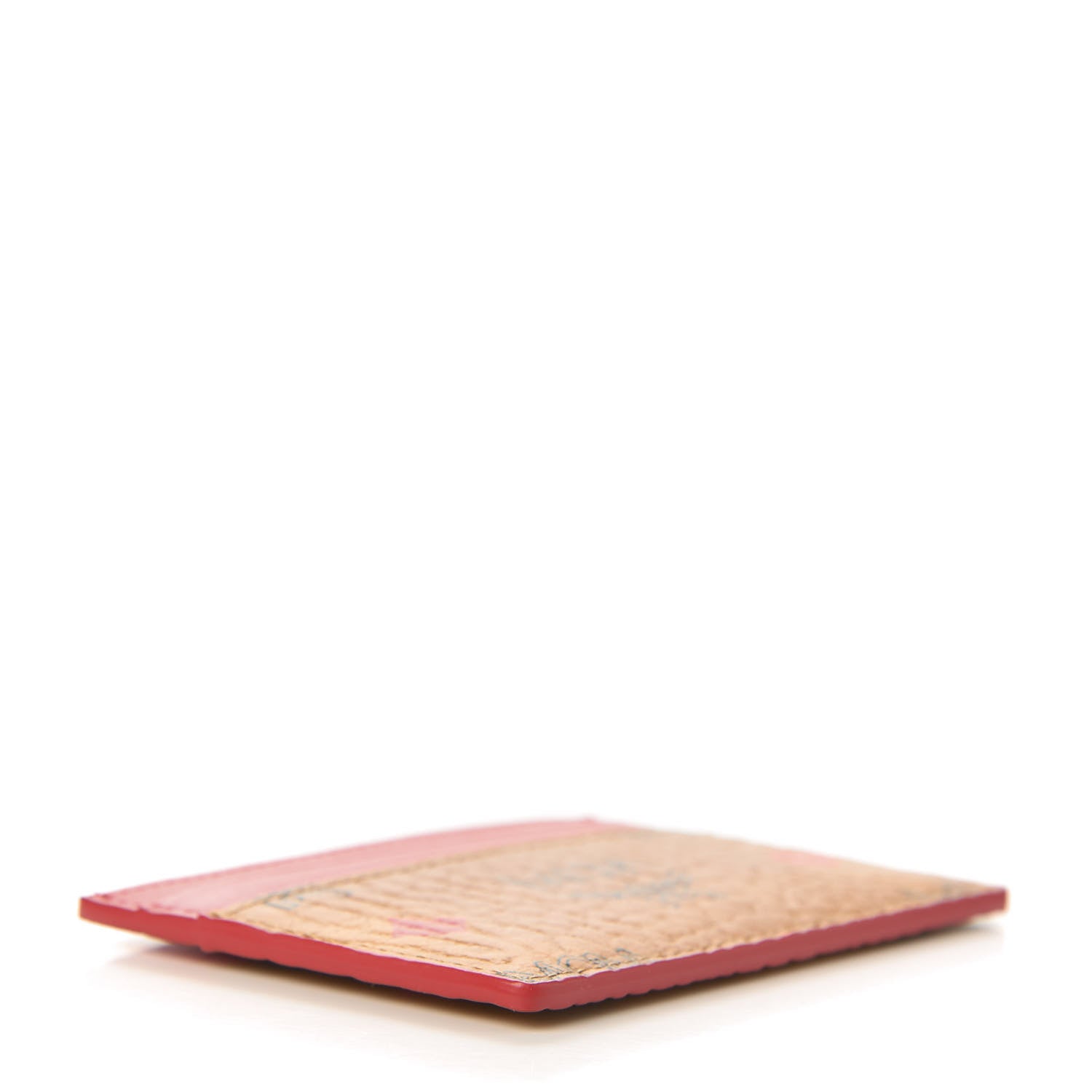 MCM Skyoptic Visetos Spectrum Diamond Card Case Cognac 4 of 6