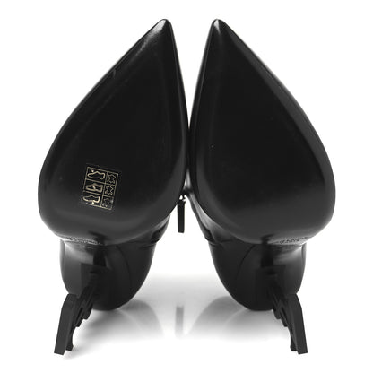 Saint Laurent Nappa Vendome Opyum 110 Ankle Boots 37.5 Black 6 of 10