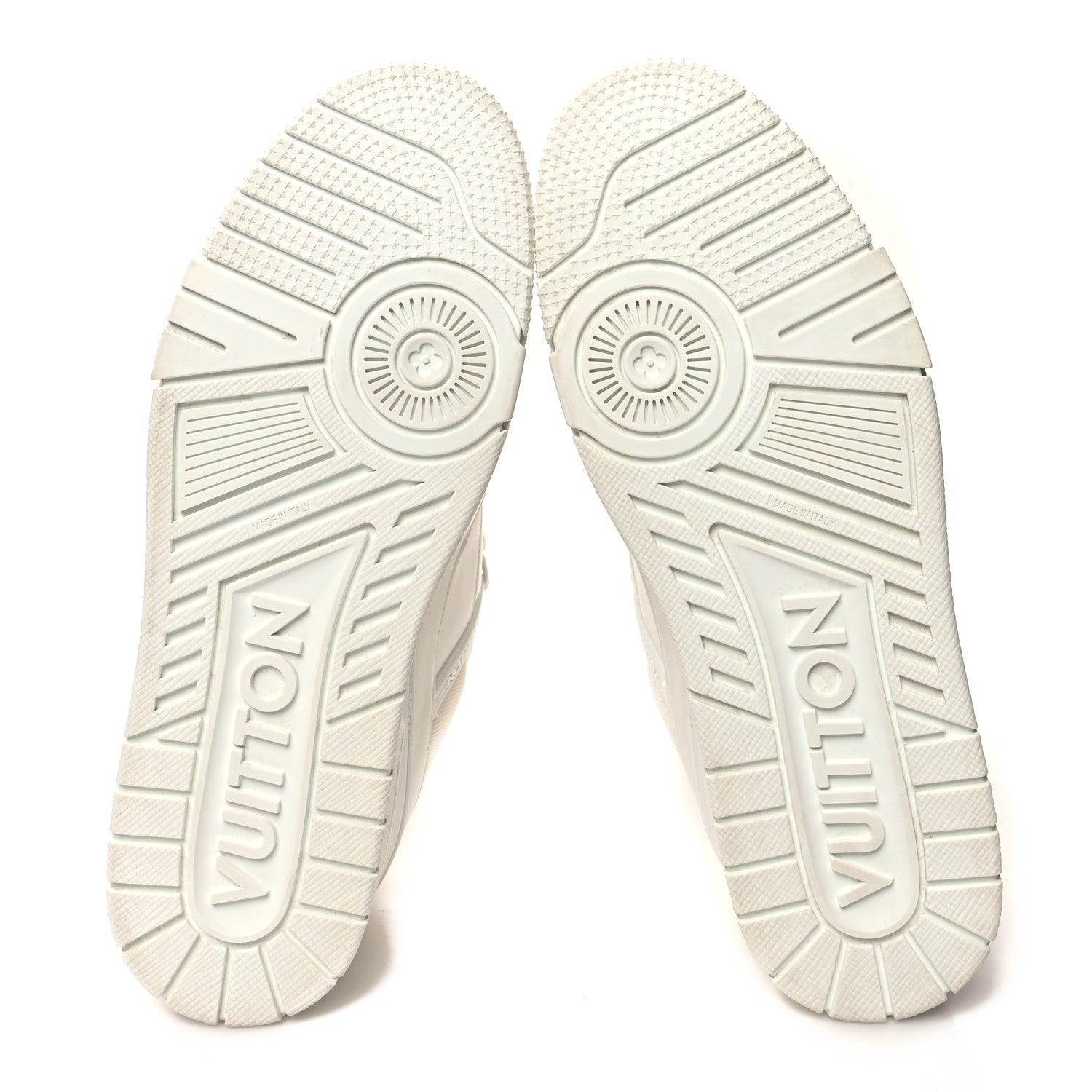 Louis Vuitton Calfskin Mens LV Trainer Sneakers 9.5 White 5 of 8