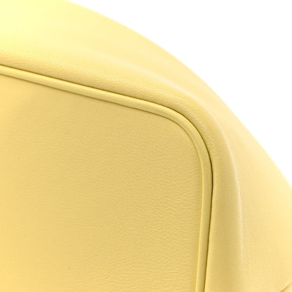 Jacquemus Calfskin Le Calino Ring Top Handle Bag Pale Yellow 13 of 13