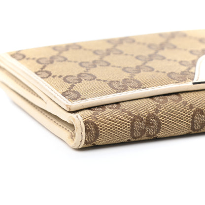 Gucci Monogram New Britt French Wallet White 11 of 12
