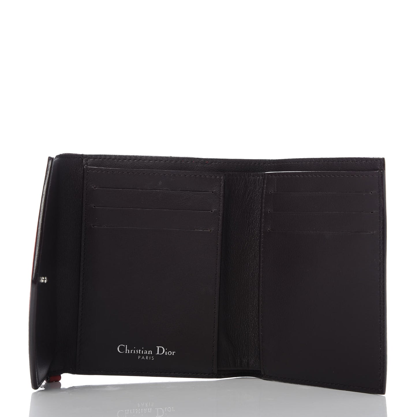 Bullcalf Diorissimo Medium Envelope Wallet True Red Burgundy