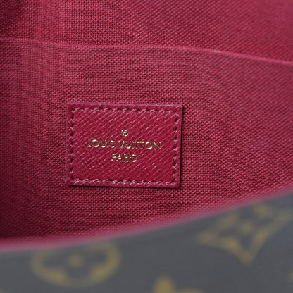 Louis Vuitton Monogram Pochette Felicie Chain Wallet Fuchsia 4 of 12