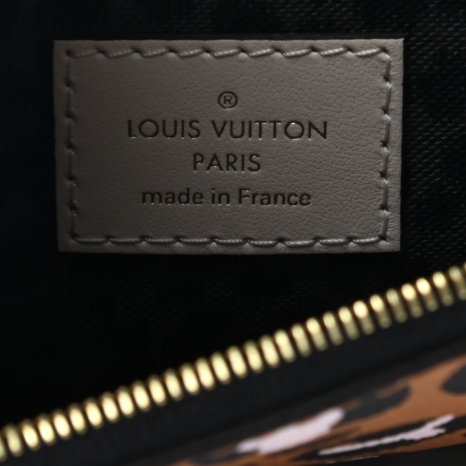 Louis Vuitton Monogram Giant Wild At Heart Neverfull MM Pochette Black 6 of 6