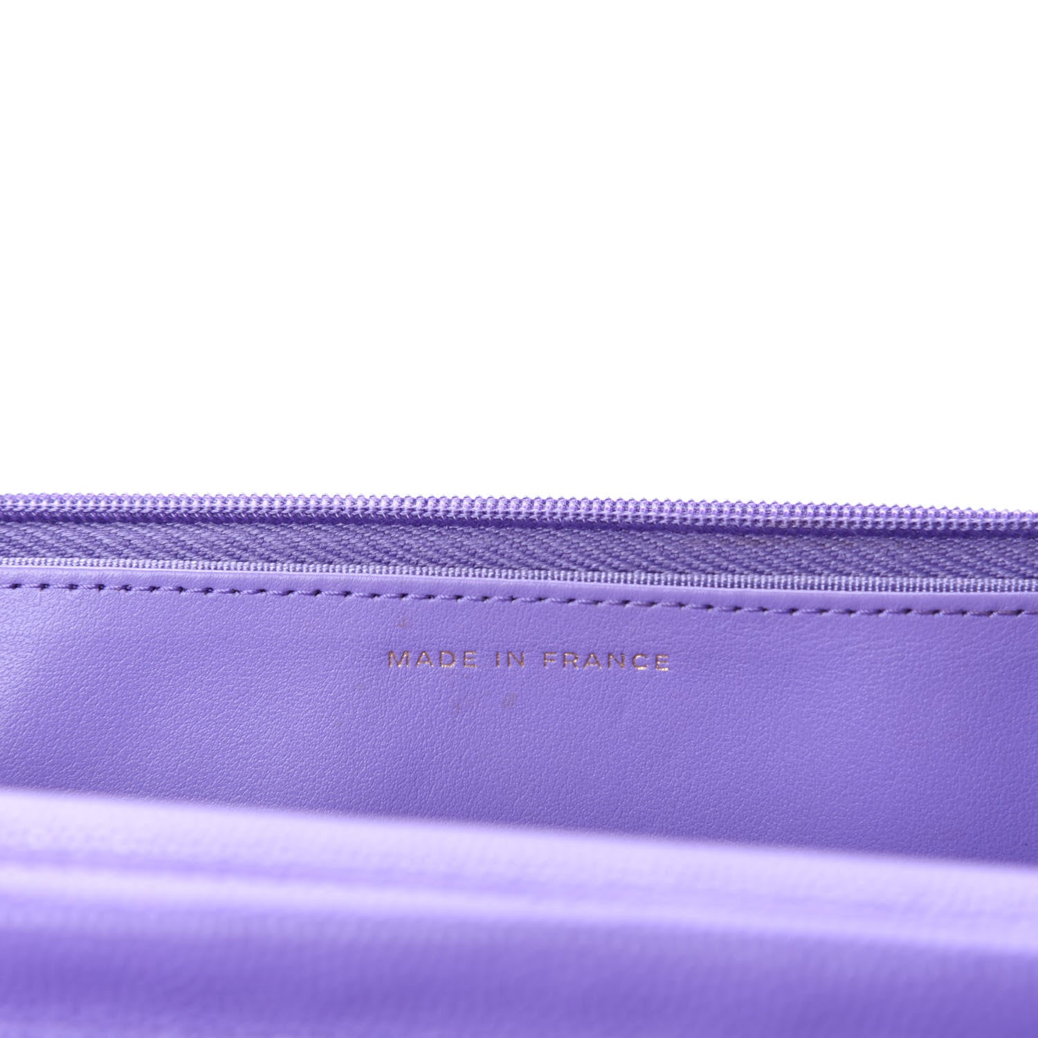 Chanel Caviar Quilted Wallet On Chain WOC Purple 11 of 14