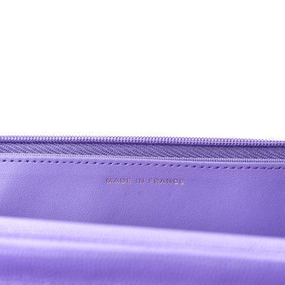 Chanel Caviar Quilted Wallet On Chain WOC Purple 11 of 14