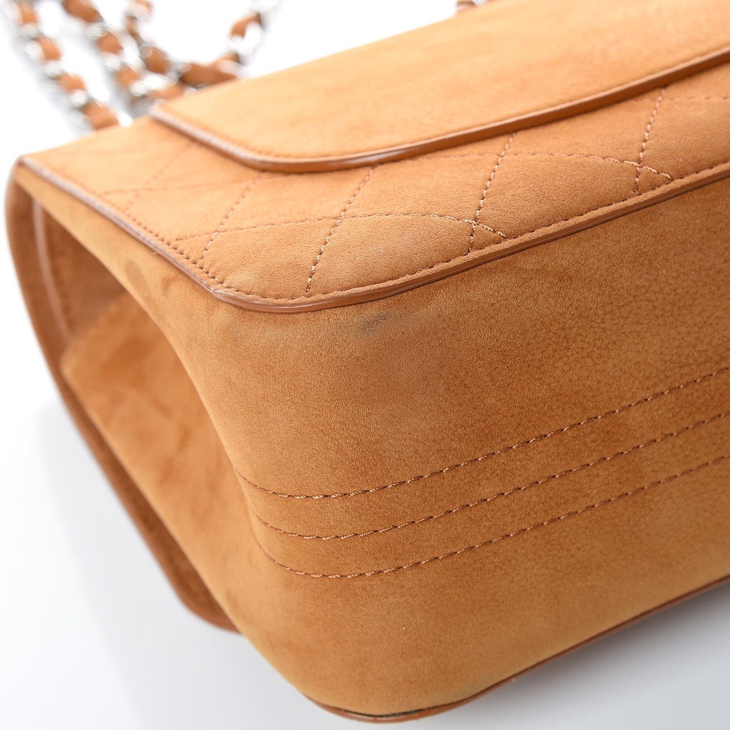 Nubuck Bull Jumbo Double Flap Camel