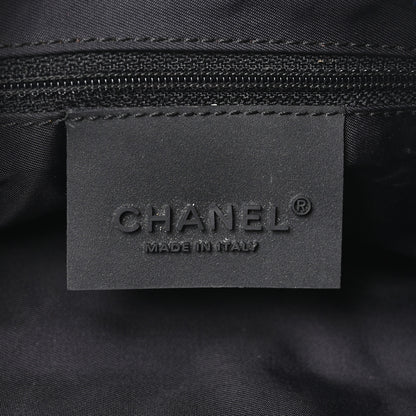 Chanel Nylon Quilted Ski Sport Flap Bag Navy 6 of 10