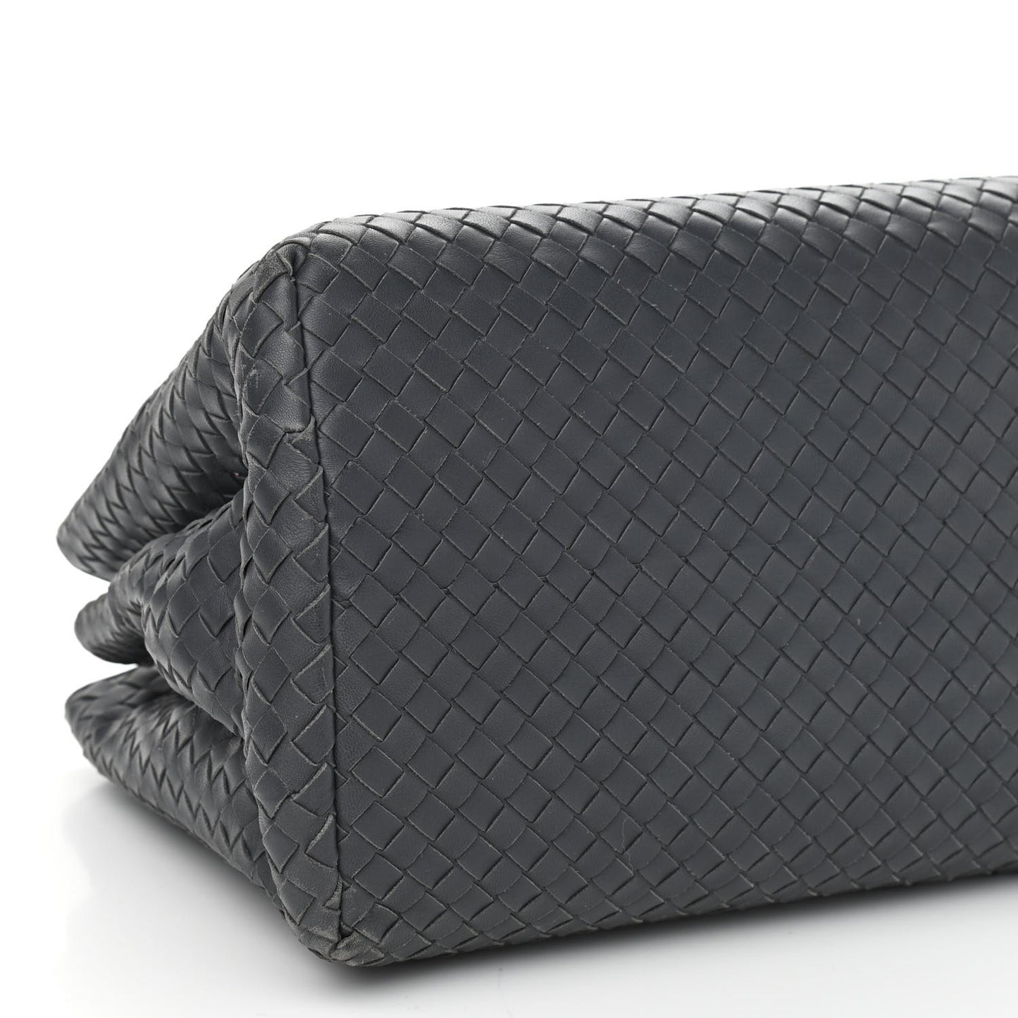 Nappa Intrecciato Medium Roma Tote Grey