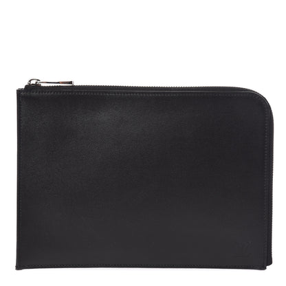 Louis Vuitton Calfskin Souple Pochette Jour PM Black 1 of 7