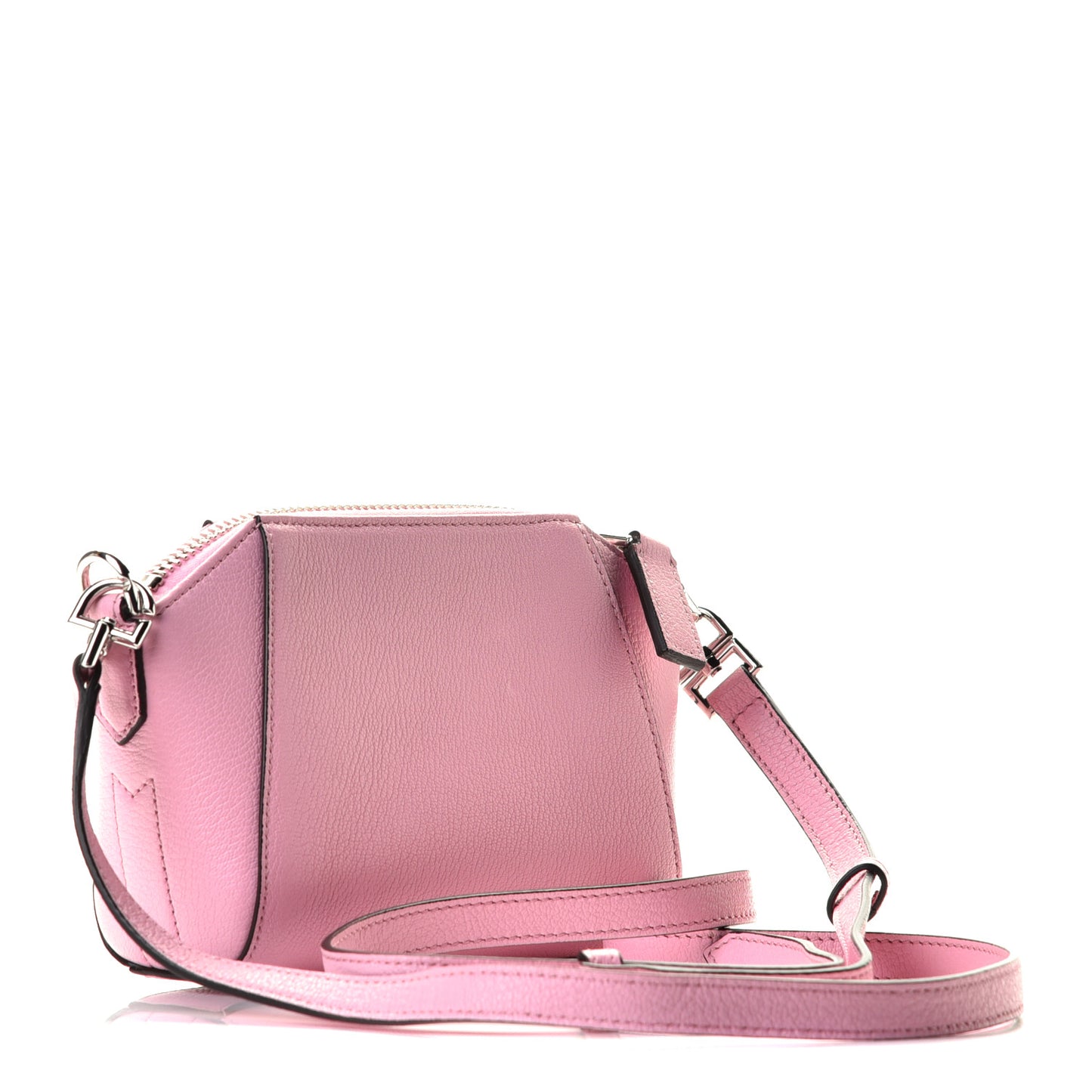 Sugar Goatskin Nano Antigona Bright Pink