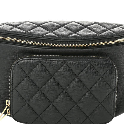 Chanel Caviar Quilted Business Affinity Waist Belt Bag Black 8 of 11