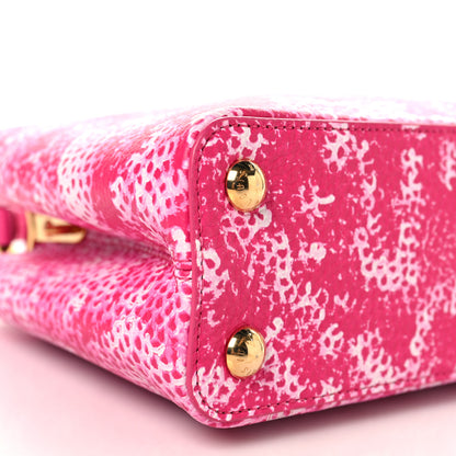 Louis Vuitton LV X YK Taurillon Infinity Net Capucines BB Fuchsia 7 of 8