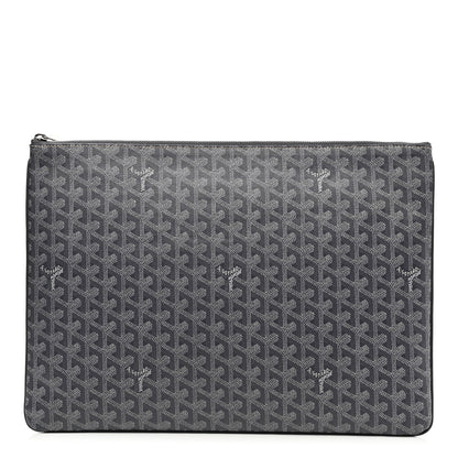 Goyard Goyardine Senat Pochette GM Grey 1 of 10