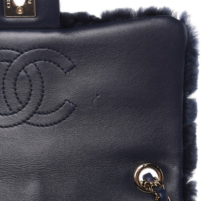 Chanel Orylag Lambskin Mini Rectangular Flap Blue 9 of 11