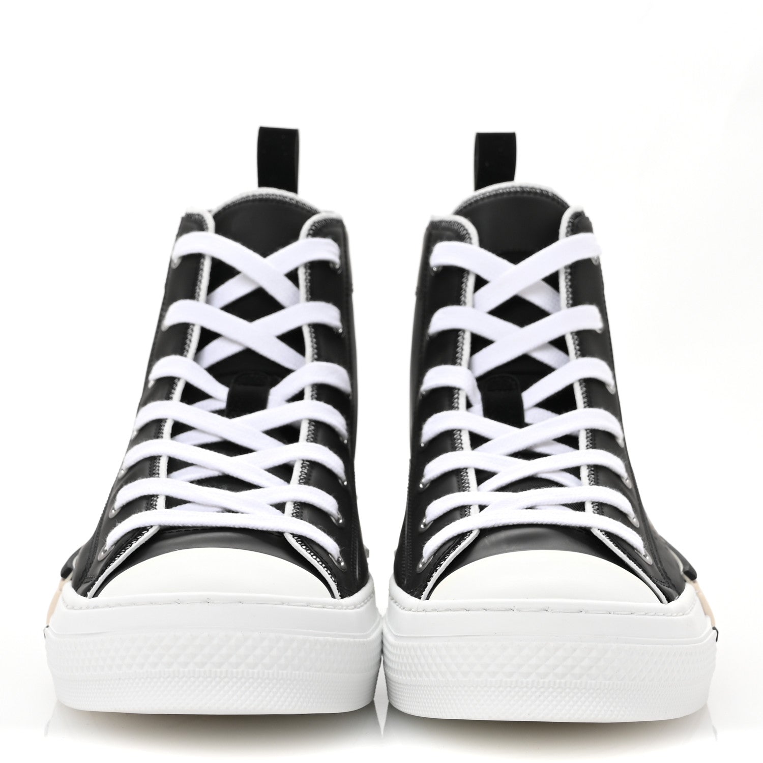 Christian Dior Nylon Calfskin Mens B23 High Top Sneakers 42 Black 3 of 9