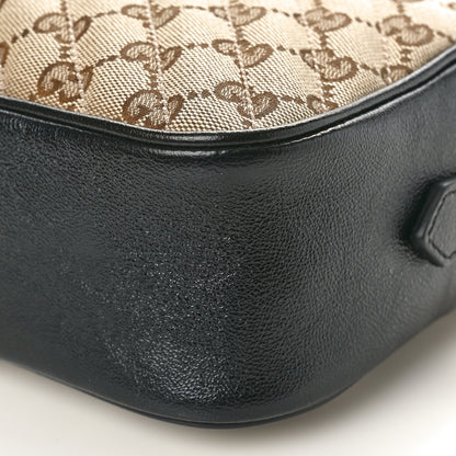 Gucci Monogram Matelasse Diagonal Small GG Marmont Chain Shoulder Bag Beige Black 10 of 10