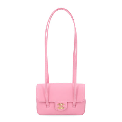 Chanel Shiny Caviar Mini Preppy Coco Shoulder Bag Rose 1 of 10