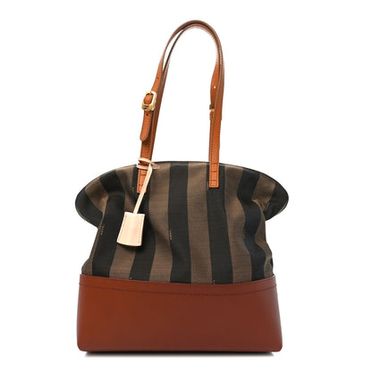 Fendi Pequin Cuoio Vegetale 2Bag Tobacco Cuoio Miele Vacchetta 1 of 11