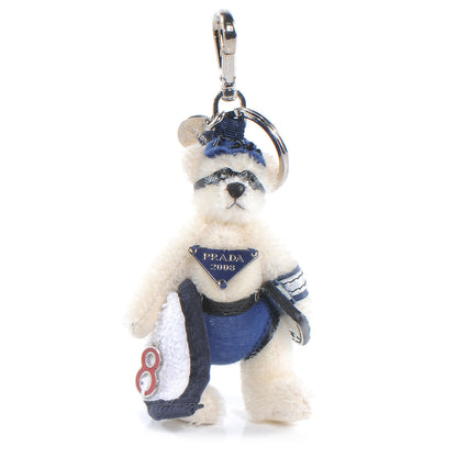 Prada Swimming Teddy Bear Trick Keychain Charm 1 of 5