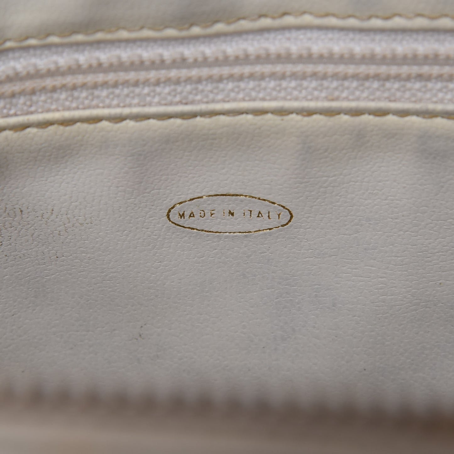 Caviar Chevron Quilted Shoulder Bag White