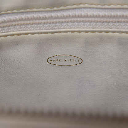 Chanel Caviar Chevron Quilted Shoulder Bag White 10 of 25