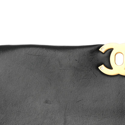 Chanel Goatskin Quilted Maxi Chanel 19 Flap Black 13 of 13