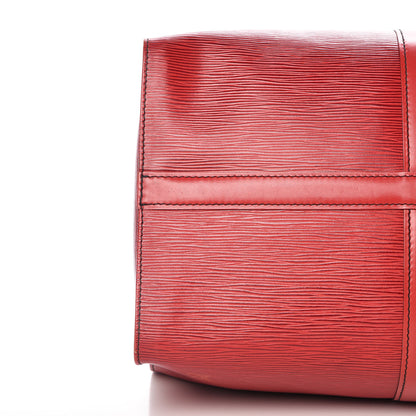 Louis Vuitton Epi Keepall 45 Castillan Red 8 of 19