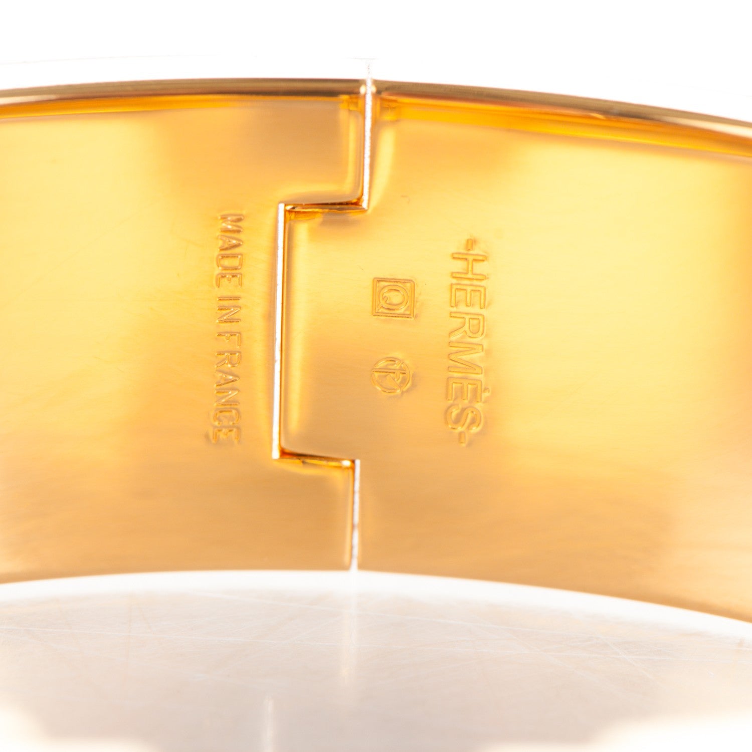 Hermes Enamel Wide Clic Clac H Bracelet GM Bleu Royal 5 of 5