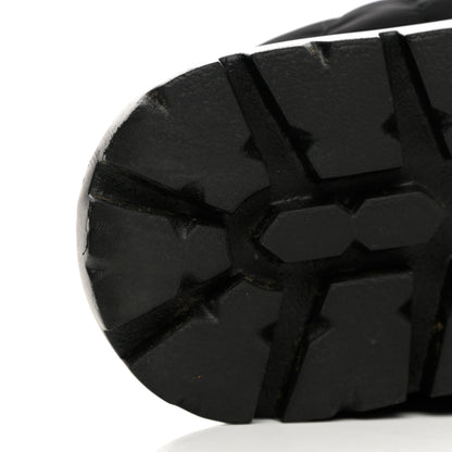 Prada Re-Nylon Piuma Triangle Logo Padded Drawcord Rush 20mm Slippers 38 Black 12 of 12