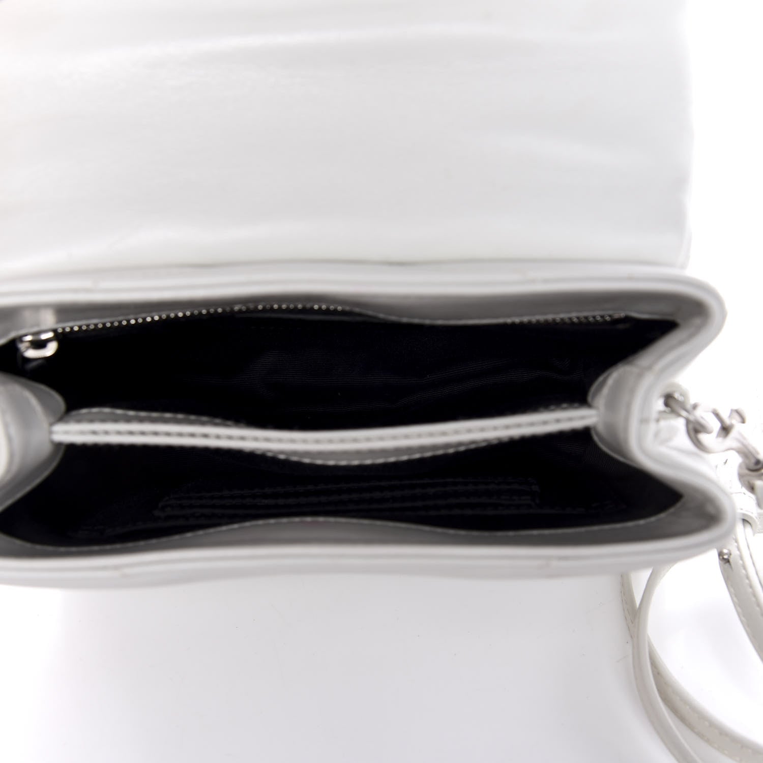 Saint Laurent Calfskin Y Quilted Monogram Toy Loulou Chain Satchel Ivory 5 of 9