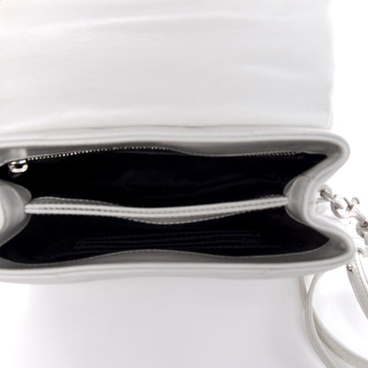 Saint Laurent Calfskin Y Quilted Monogram Toy Loulou Chain Satchel Ivory 5 of 9
