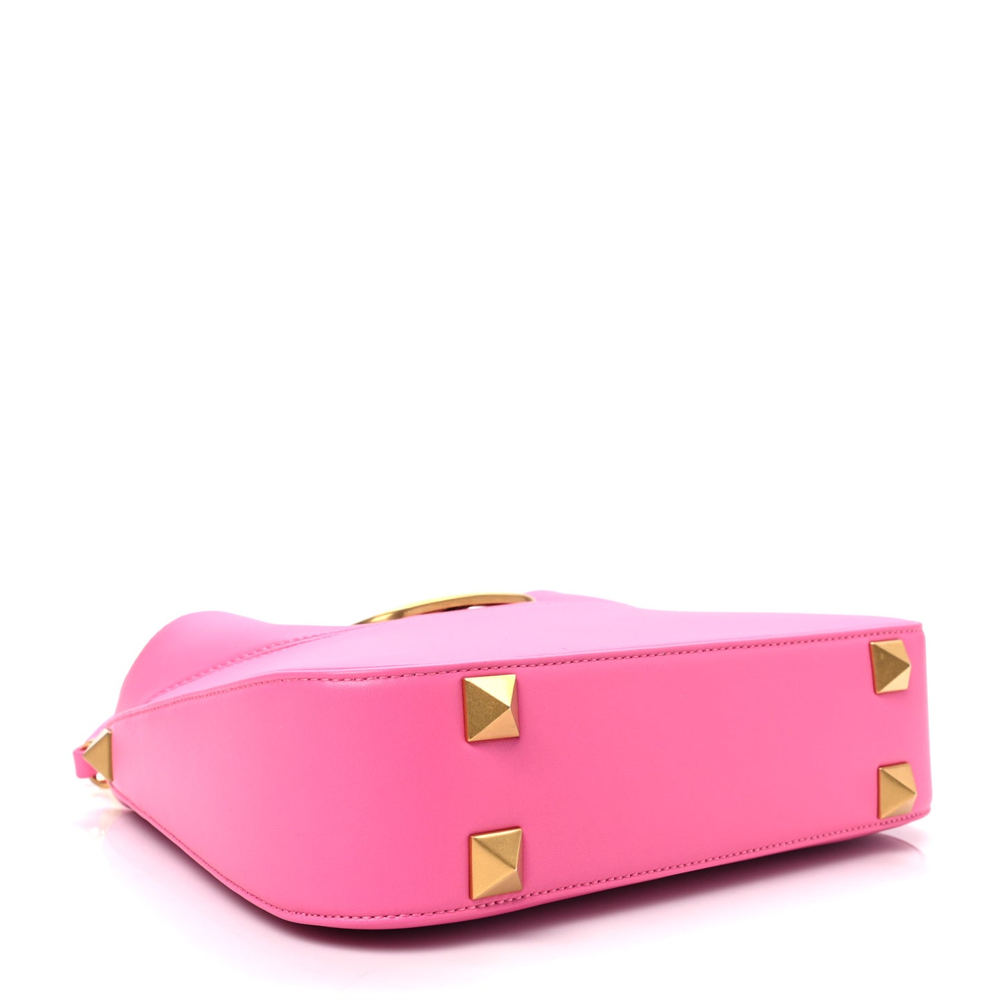 Nappa Stud Sign Hobo Feminine Pink