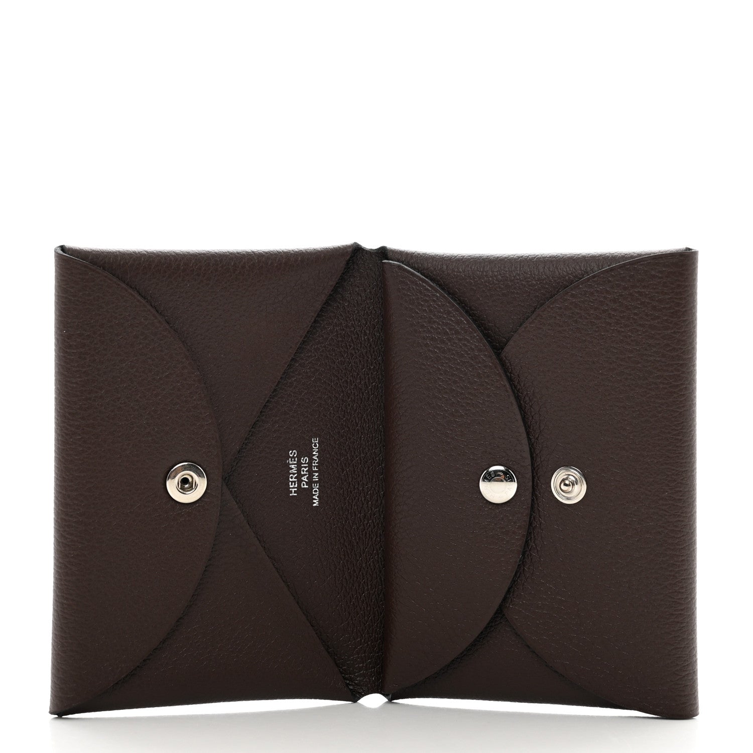 Hermes Evercolor Calvi Duo Card Case Rouge Sellier 5 of 7