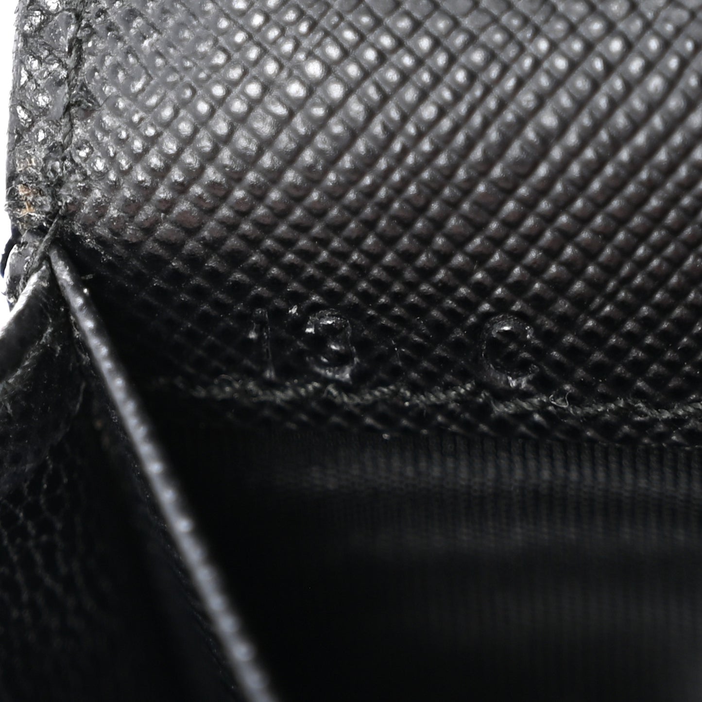 Saffiano Card Holder Black